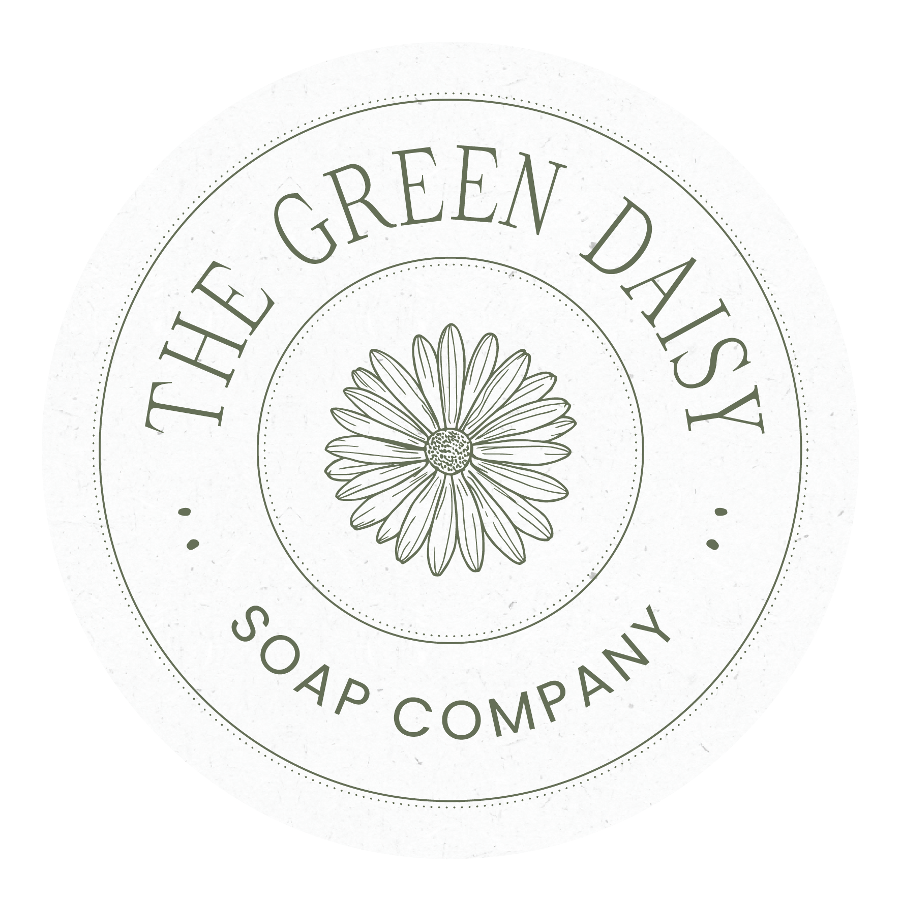 The Green Daisy Logo - By Shuga Designs