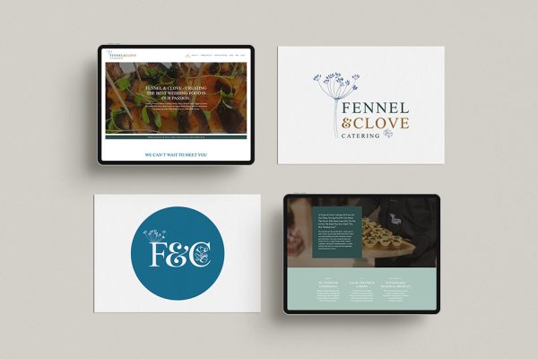 Fennel & Clove by shuga designs graphic and website design - multi device copy