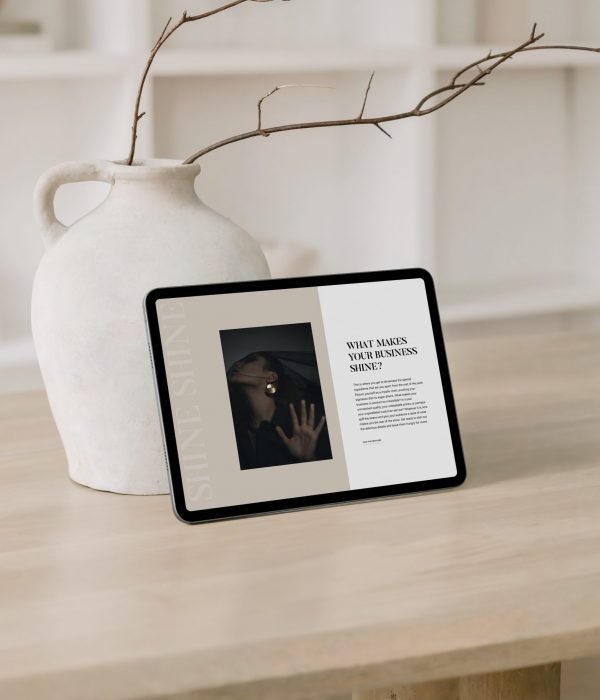 Semi-custom website template for small businesses